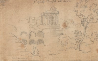 Le temple de la Sibylle à Tivoli - John Robert Cozens