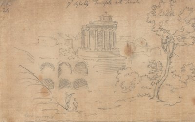 Le Temple de la Sibylle à Tivoli - John Robert Cozens
