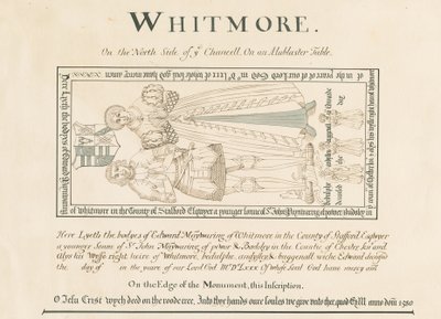 Église de Whitmore - Mémorial à Edward Maynwaring - John Robert Fernyhough