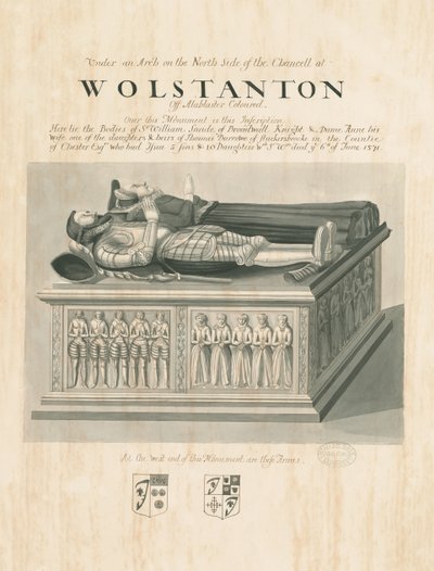 Wolstanton Church - Tombe de Sir William Sneide et Dame Anne - John Robert Fernyhough