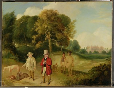 J. M. W. Turner (1775-1851) et Walter Ramsden Fawkes (1769-1825) à Farnley Hall, c.1820-24 - John Robert Wildman