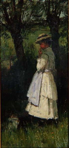 Fille près d