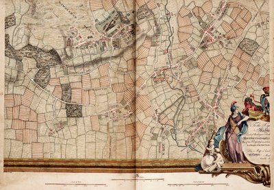 Carte de Wimbledon et Tooting - John Rocque