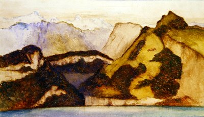 Paysage de lac, c.1880 - John Roddam Spencer Stanhope