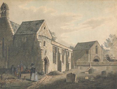 Église, cimetière et figures (Le cimetière) - John Roe of Warwick