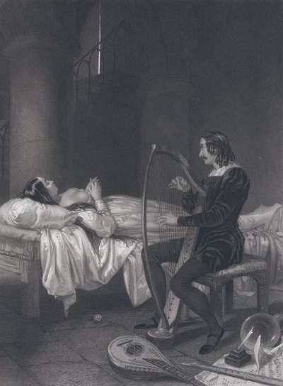 Le musicien de Malamocco - John Rogers (after) Herbert