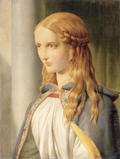 Cordelia désavouée, 1850 (détail) - John Rogers Herbert