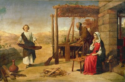 Notre Sauveur soumis à ses parents à Nazareth, 1860 - John Rogers Herbert