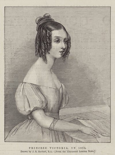 Princesse Victoria, en 1834 - John Rogers Herbert