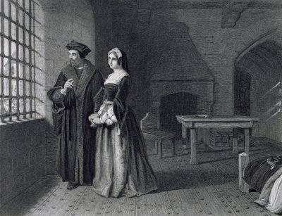 Sir Thomas More (1478-1535) gravé par Outrim - John Rogers Herbert