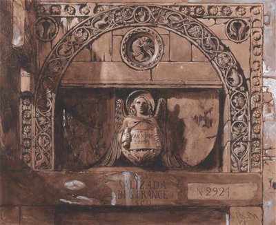 Fronton du Palazzo Contarini della Porta di Ferro - John Ruskin