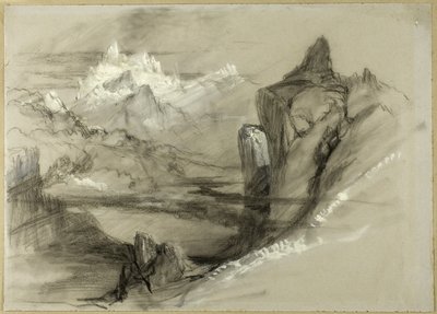 Paysage de montagne - John Ruskin