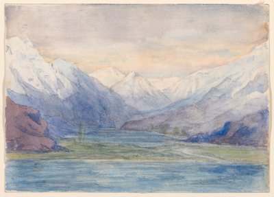 Paysage de montagne - John Ruskin