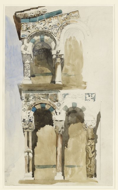 Partie de la façade de l