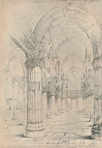 Chapelle de Roslin, 1838 - John Ruskin