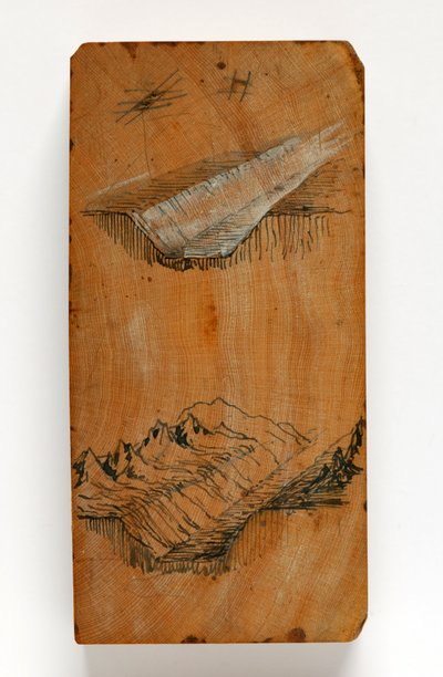 La Tranchée de la Vallée de Chamonix et les Sommets au-dessus de la Tranchée, c.1856 - John Ruskin