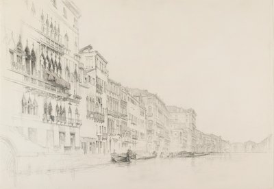 Vue du Palazzo Bembo au Palazzo Grimani, Venise, mai-juin 1870 - John Ruskin