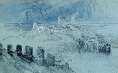 Vue de Bellinzona - John Ruskin