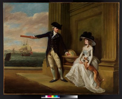 Portrait du capitaine et de Mme Hardcastle, 1785 - John Russell