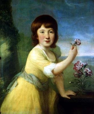 Portrait de Mlle Augusta Hirst - John Russell