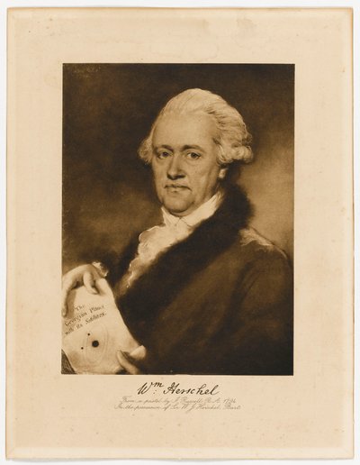 Sir William Herschel (1738-1822) (photogravure) - John Russell