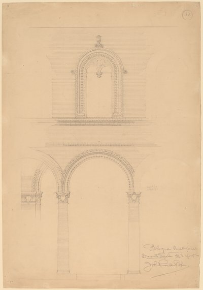 Mur de briques de Bologne - John Russell Pope