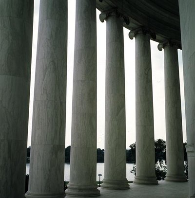 Détail de la colonnade, construite 1938-43 - John Russell Pope