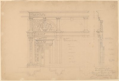 Cathédrale de Sienne, Entrée de la bibliothèque - John Russell Pope