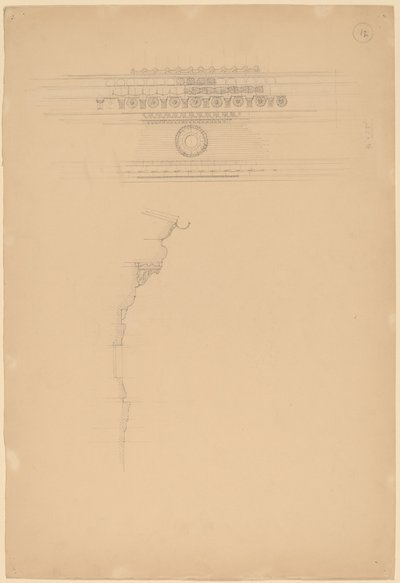 Étude de moulures - John Russell Pope