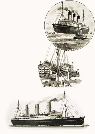 Les grands bateaux à vapeur : Les géants allemands - John S. Smith
