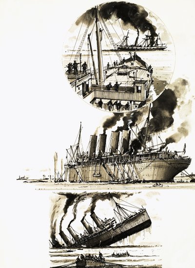 Les grands bateaux à vapeur : Les "sœurs" qui devinrent des ennemies mortelles - John S. Smith