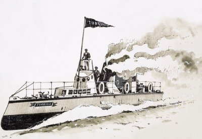 Turbinia, navire à vapeur - John S. Smith