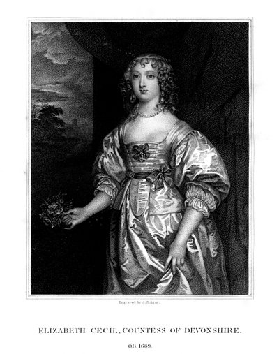 Elizabeth Cecil, comtesse de Devonshire, 1824 - John Samuel Agar