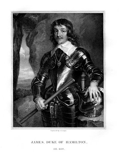 James Hamilton, 1er duc de Hamilton, noble écossais, 1823 - John Samuel Agar