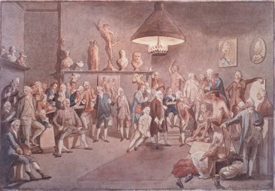 Les Académiciens de la Royal Academy à Londres, copie d