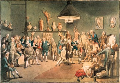 Les académiciens de la Royal Academy à Londres, copie d