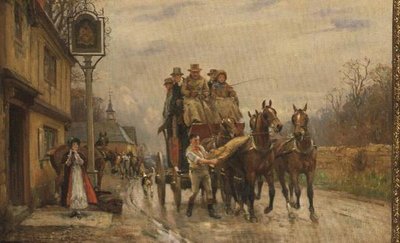 Changement de chevaux - John Sanderson Wells