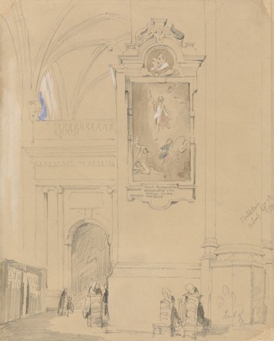 Tombe de Hendrick van Balen, Anvers, 7 septembre 1832 - John Scarlett Davis