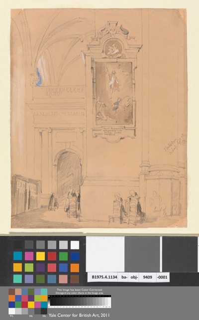 La tombe de Van Balen, Anvers, 7 septembre 1832 - John Scarlett Davis