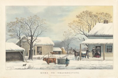 Retour à Thanksgiving - John Schutler after George Henry Durrie