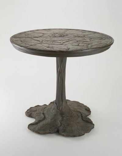 Table de lotus, vers 1905 (bois de cyprès fini Jin-di-Sugi) - John Scott Bradstreet