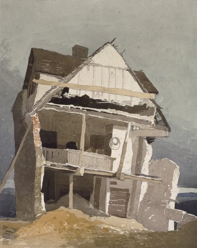 Une maison en ruine, 19ème siècle - John Sell Cotman