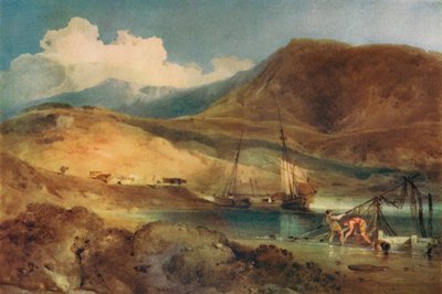 Cader Idris, depuis les sables de Barmouth - John Sell Cotman