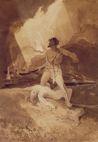 Caïn et Abel, 1800-03 - John Sell Cotman