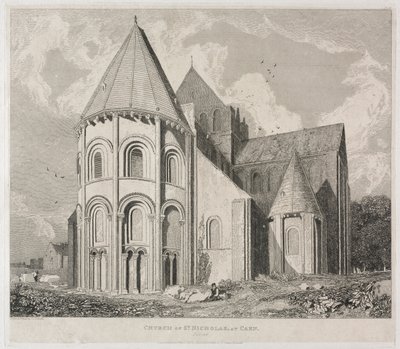 Église de Saint-Nicolas, à Caen - John Sell Cotman