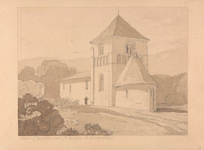 Église de Yainville, près de Saint-Georges-de-Bocherville, Normandie - John Sell Cotman