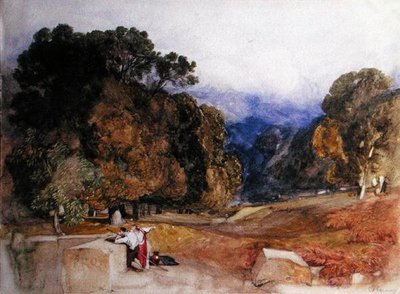 Figures dans un parc - John Sell Cotman