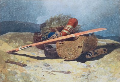 Poissons et gouvernail - John Sell Cotman