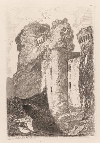 Liber Studiorium : Château de Ragland, Monmouthshire - John Sell Cotman