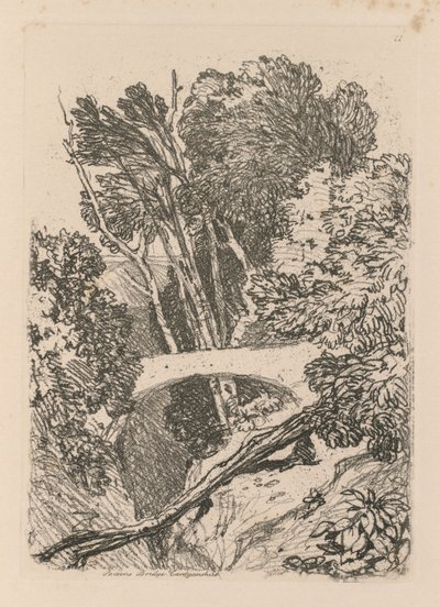 Liber Studiorum: Planche 11: Parsons Bridge, Cardingshire, 1838 - John Sell Cotman
